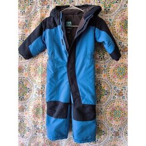 Iceberg Outerwear Full Body Blue Snow Suit Kids Size 2T Thick Warm